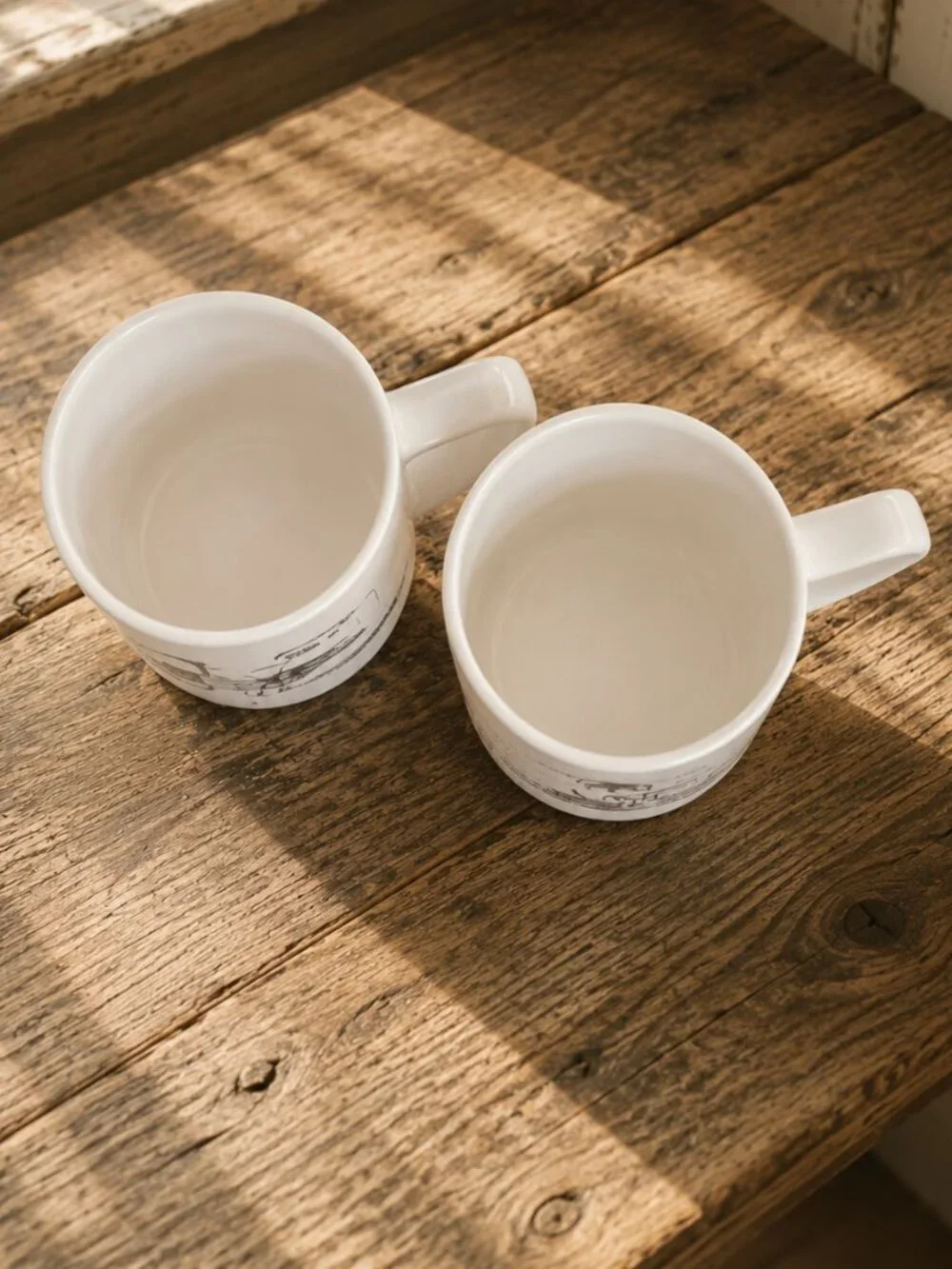 2 Rare Vintage Dudson Limited Edition Virgin Atlantic Mugs by Robert Welch